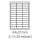 etikety Samolepiace 64x21 univerzálne biele 39ks/A4 (100 listov A4/bal.) (ECO-06402100)