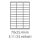 etikety Samolepiace 70x25,4 univerzálne biele (1000 listov A4/bal.) (ECO-07002500F)