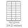 etikety Samolepiace 70x32 univerzálne biele (1000 listov A4/bal.) (ECO-07003200F)
