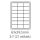 etikety ECODATA Samolepiace 63x39,5 univerzálne biele 21ks/A4 (100 listov A4/bal.) (ECO-06303900)