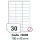 etikety RAYFILM 100x42 vysokolesklé biele laser SRA3 R0119S003A (100 list./SRA3) (R0119.S003A)