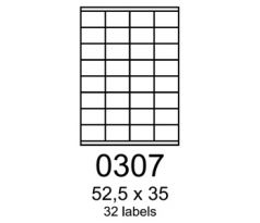 etikety RAYFILM 52,5x35 univerzálne biele R01000307A (100 list./A4) (R0100.0307A)