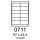 etikety RAYFILM 97x42,4 univerzálne biele R01000711F (1.000 list./A4) (R0100.0711F)