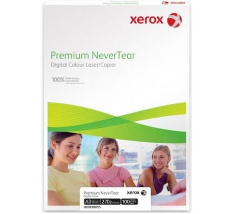 XEROX biela matná polyesterová fólia NeverTear obojstranná laser A4/160g/120µm (100 ks) (003R98058)