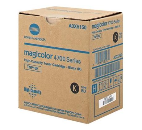 toner MINOLTA TNP18K black Magicolor 4750DN/4750EN (6000 str.) (A0X5150)