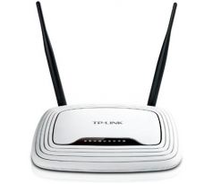 Wireles router TP-LINK TL-WR841N, 300 Mbps, 4-Port 10/100 Mbps Switch, MIMO, QoS, QSS, SPI firewall, dve fixné antény (TL-WR841N)