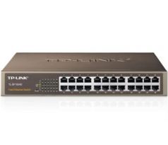 Switch TP-LINK TL-SF1024D 24-port 10/100M, 24x 10/100M RJ45 ports, 13-inch steel case (TL-SF1024D)