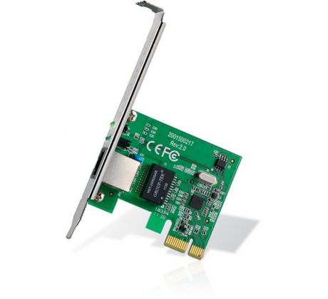 Gigabit PCIe Network Adapter TP-LINK TG-3468, 10/100/1000Mbps PCI Exp. Adapter, RealTek RTL8169SC (TG-3468)