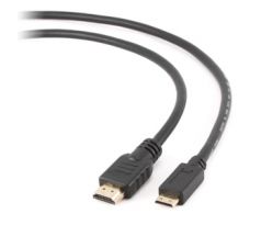 High speed mini HDMI cable with Ethernet, 6 ft (CC-HDMI4C-6)