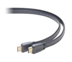 HDMI male-male flat cable, 3 m, black color (CC-HDMI4F-10)