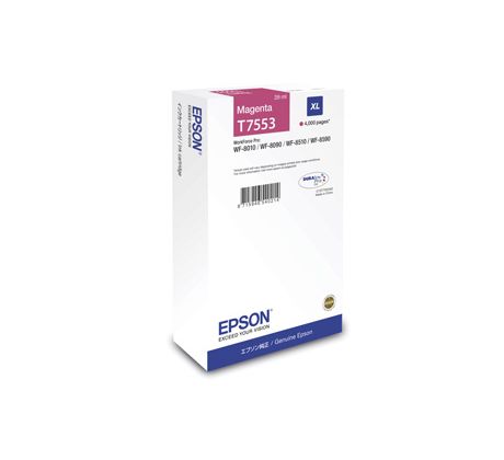 kazeta EPSON WF8000 magenta XL (4000 str.) (C13T75534N)