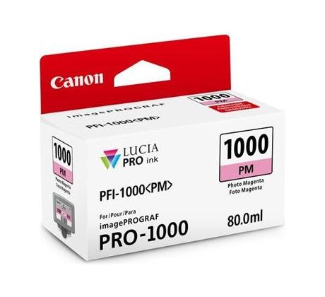 kazeta CANON PFI-1000PM Photo Magenta iPF PRO-1000 (80 ml) (0551C001)