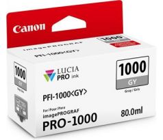 kazeta CANON PFI-1000GY Gray iPF PRO-1000 (80 ml) (0552C001)