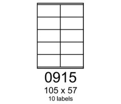 etikety RAYFILM 105x57 lesklé transparentné samolepiace laser R04000915A-LCUT (100 list./A4) (R0400.0915A-LCUTA4)