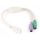 redukcia USB na PS/2 USB A plug/2 x MDIN 6F 50cm, CABLEXPERT (UAPS12)