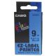 páska CASIO XR-9BU1 Black On Blue Tape EZ Label Printer (9mm) (XR-9BU1)