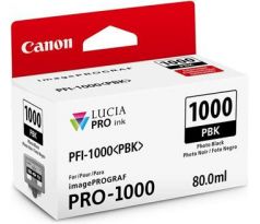 kazeta CANON PFI-1000PBK Photo Black iPF PRO-1000 (80 ml) (0546C001)