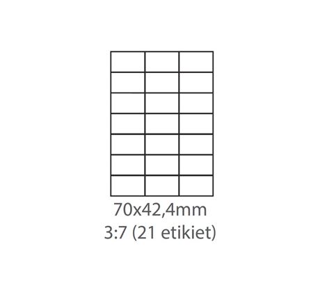 etikety ECODATA Samolepiace 70x42,4 univerzálne biele (1000 listov A4/bal.) (ECO-07004200F)