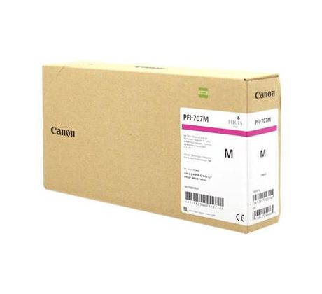 kazeta CANON PFI-707M magenta iPF 830/840/850 (700 ml) (9823B001)