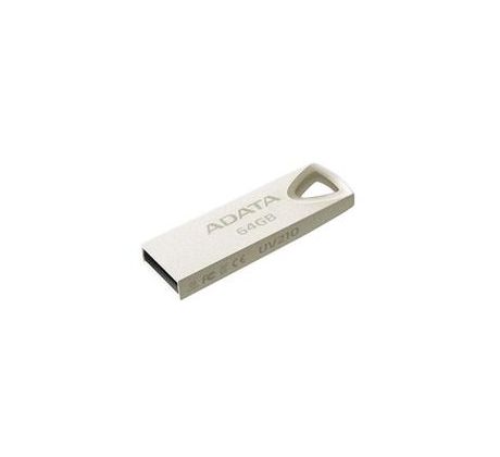 USB kľúč ADATA USB Flash Drive UV210 64GB USB 2.0, kovový (AUV210-64G-RGD)