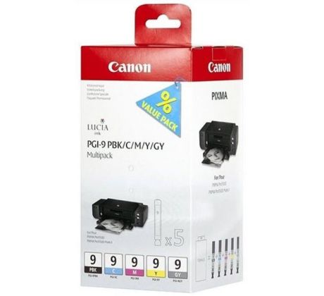 kazeta CANON PGI-9 PBK/C/M/Y/GY PACK PIXMA Pro 9500 (1034B013)